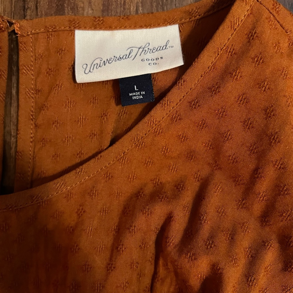NWOT Universal Thread, Ruffle Sleeved Dress - Picture 4 of 4